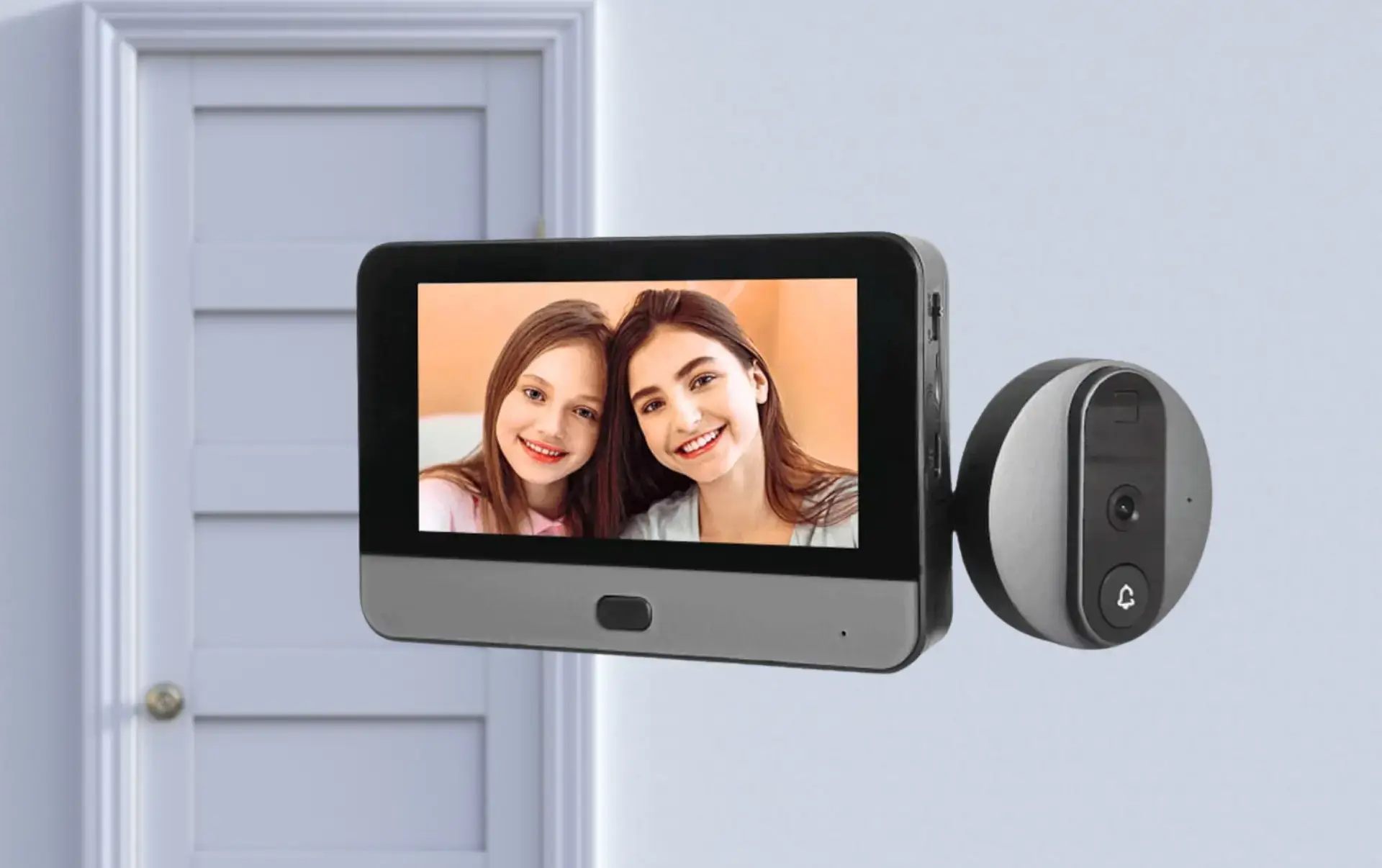 1080P WiFi Peephole Doorbell Camera Tuya