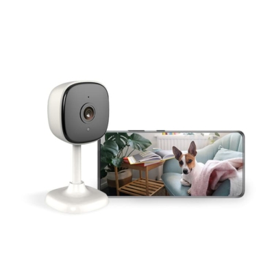 1080P indoor wireless camera with Tuya support for home security.