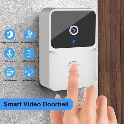 Easy wireless installation of the affordable Tuya smart video doorbell.